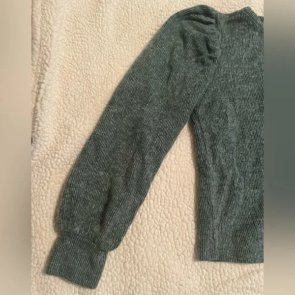 ZARA Green/blue Sweater size Small - Picture 2 of 3